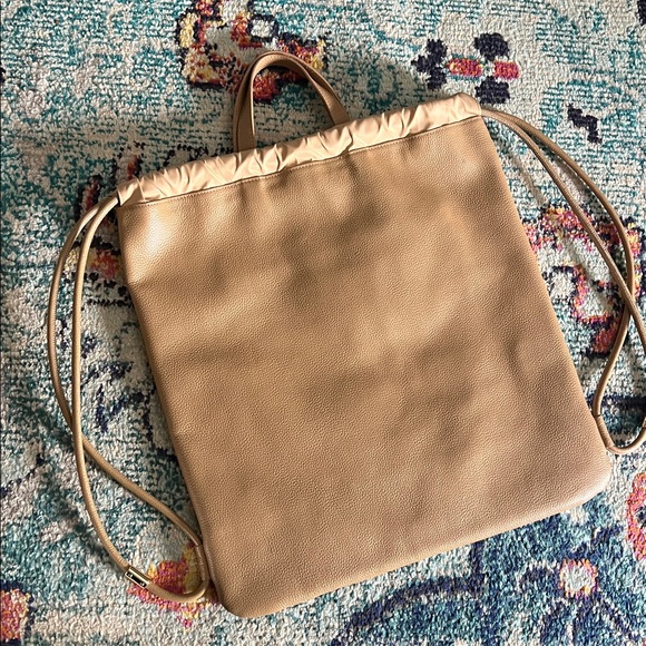 Bandolier Leather Drawstring Backpack - Picture 7 of 11